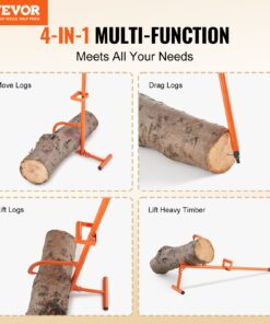 118 cm (46.5 in) Logging Forestry Multitool with Ergonomic 122 cm (48 in) Handle