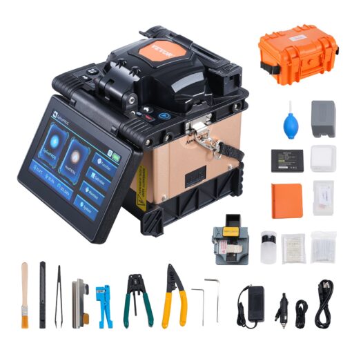 VEVOR Fiber Optic Fusion Splicer with 4 Motors