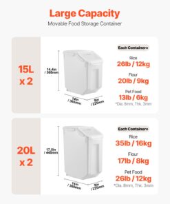 15L (26 lbs) & 20L (35 lbs)