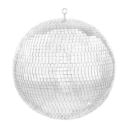 VEVOR 20 Inch 495 mm Silver Mirror Disco Ball with Hanging Ring for Parties and Events