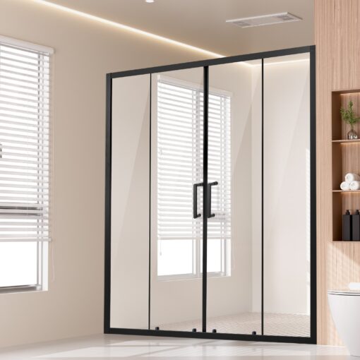 VEVOR Semi Frameless Double Sliding Shower Door