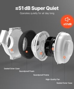 Quiet 380 CFM Inline Duct