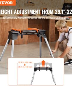 Adjustable Height 74 cm - 83.5 cm (29.1" - 32.9")