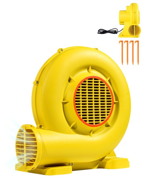 VEVOR 690W Inflatable Bounce House Blower with Adjustable Speed 08 09HP 750W for Commercial Use