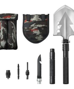 VEVOR 8-in-1 Folding Survival Shovel Multitool
