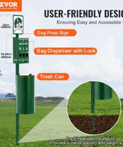 Lockable Bag Dispenser and 600 Bags