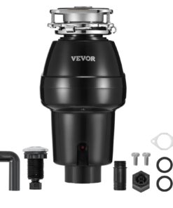 VEVOR 1/2 HP Garbage Disposal Unit with Continuous Feed