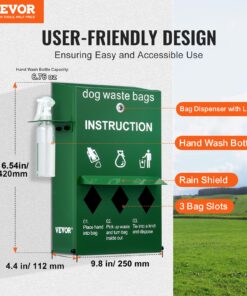 Rain-Resistant Galvanized Steel Dispenser for Easy Installation