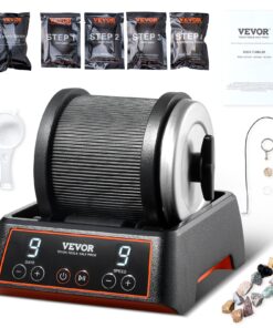 VEVOR Rock Tumbler Kit with 1.1 kg (2.5 lbs) Capacity