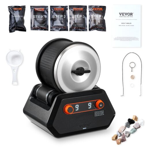 VEVOR Rock Tumbler Kit 18 kg 4 lbs Rock Polisher