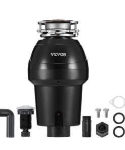 VEVOR 1.25 HP Continuous Garbage Disposal with 4060 RPM Motor