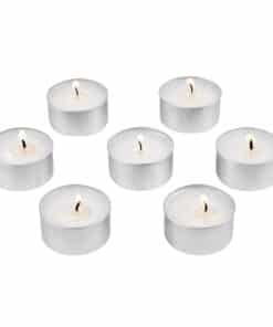 VEVOR 200-Pack Unscented Palm Wax Tealight Candles