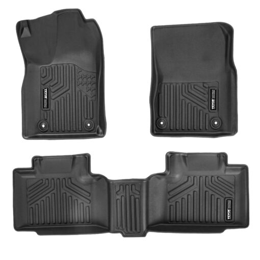 VEVOR TPE Non Slip Waterproof Floor Mats for Dodge Durango 2016 2024 and Jeep Grand Cherokee 2016 2021 Precision Fit