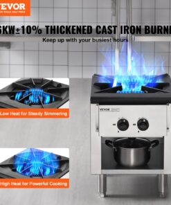 621 BTU) Countertop Hot Plate for Natural Gas and Propane