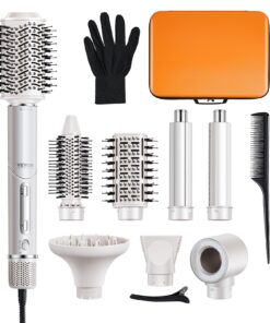 VEVOR 7-in-1 Professional Hair Dryer Brush with Auto-Wrap Curlers and Intelligent Temperature Control