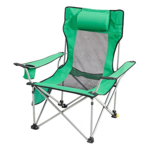 VEVOR Reclining Camping Chair with Adjustable Heights and Detachable Footrest