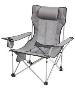 VEVOR Adjustable Reclining Folding Camping Chair with Footrest