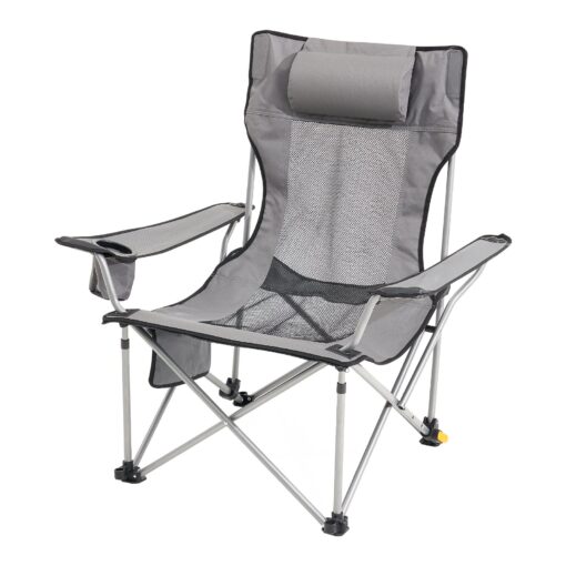 VEVOR Adjustable Reclining Folding Camping Chair with Footrest