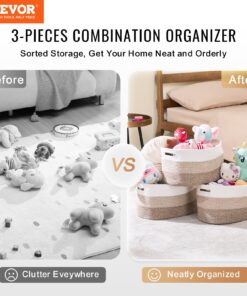 38x25x23 cm (15x10x9 in) Foldable and Washable Organizer