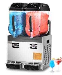 VEVOR Commercial Slushy Machine with Dual 12L (3.17 Gal) Tanks