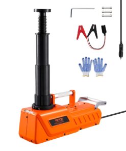 VEVOR 15 Ton (33000 lbs) Electric Hydraulic Car Jack Kit with LED Light and Dual Power Supply