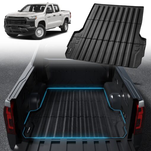 VEVOR Custom Fit Truck Bed Mat for 2023 2024 Chevrolet ColoradoGMC Canyon