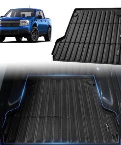 VEVOR Custom Fit TPE Truck Bed Mat for 2022-2024 Ford Maverick 5 ft (1.52 m) Bed