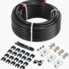 VEVOR 100FT 3048m x 34 HDPE Aluminum Air Compressor Line Kit with Accessories   Durable and Pressure Resistant
