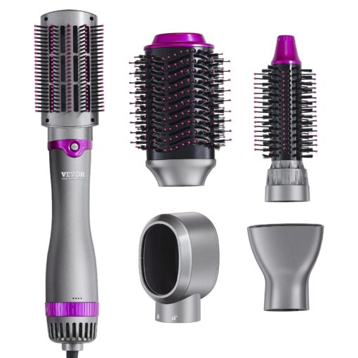 VEVOR 5 in 1 Hair Dryer and Styler Brush with Negative Ion Technology