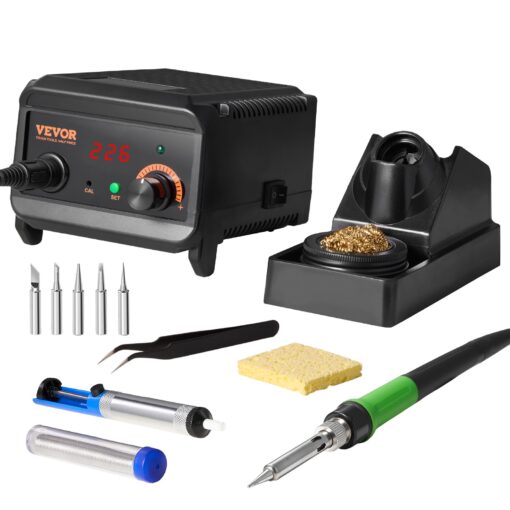 VEVOR 75W LCD Soldering Iron Station Kit with Smart Temperature Control