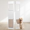 VEVOR XL Dog Door for Sliding Glass Doors with Adjustable Height 1927 mm   2049 mm 75 78   80 1116 for Large Pets