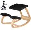 VEVOR Wooden Ergonomic Kneeling Chair with Memory Foam Cushion