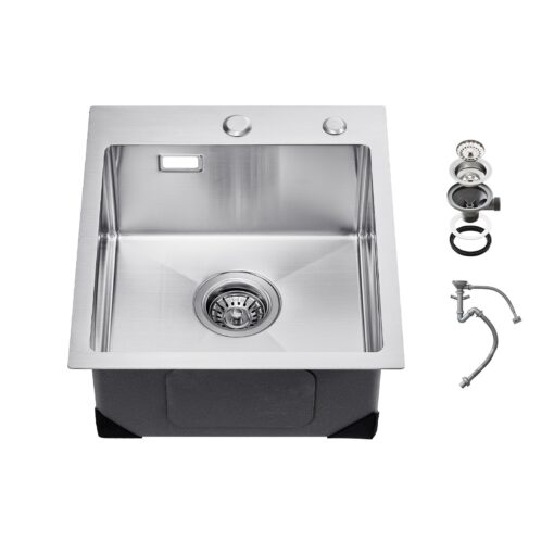 VEVOR 40cm 157 inch Top Mount Kitchen Sink