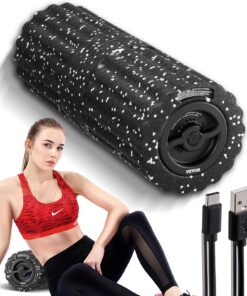 VEVOR Rechargeable Vibrating Foam Roller with 4 Intensities