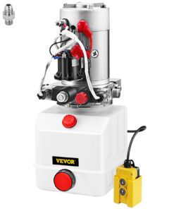 12V DC Double Acting Hydraulic Pump with 4 Quart (3.8 Liter) Reservoir
