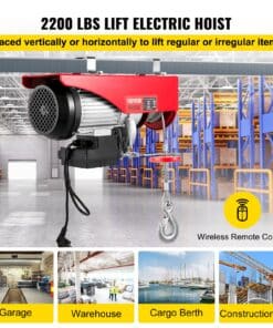 1000 kg (2200 lbs) Capacity