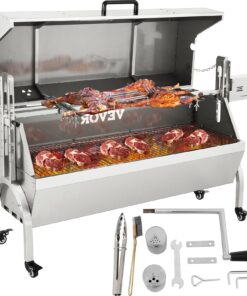 VEVOR Stainless Steel Lamb Rotisserie Spit Grill