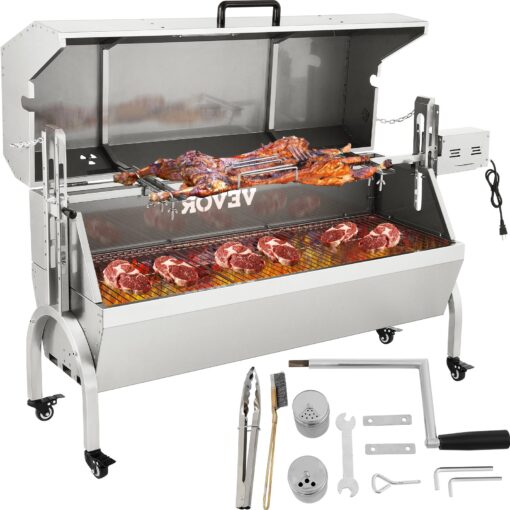 VEVOR Stainless Steel Lamb Rotisserie Spit Grill