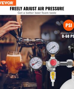 0-60 PSI (0-4.1 Bar) for Draft Beer