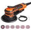 VEVOR 6 Inch 1524 cm Random Orbital Palm Sander with 350W Brushless Motor