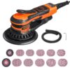 VEVOR Brushless Random Orbital Sander 350W with 5  6 Inch 127mm  152mm Pads