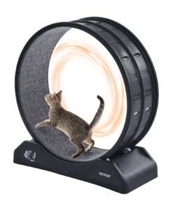 VEVOR Cat Exercise Wheel - Large Indoor Cat Running Wheel with Brake System