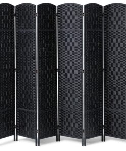 VEVOR 6 Panel Hand-Woven Room Divider