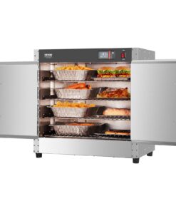 VEVOR 4-Tier Commercial Food Warmer Cabinet with Water Tray