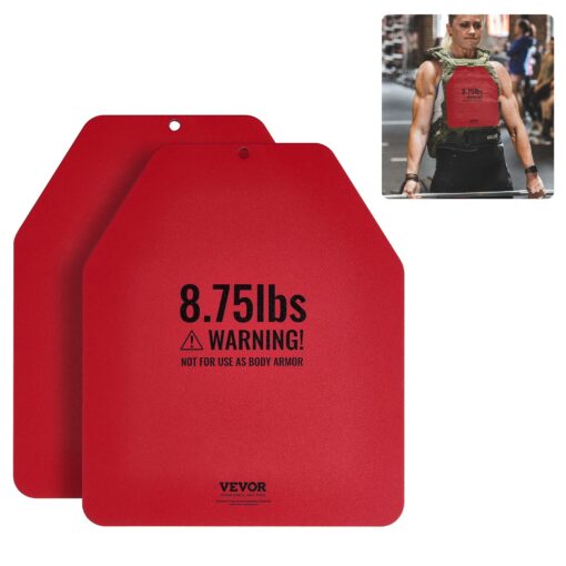 VEVOR Steel Weight Vest Plates for Strength Training