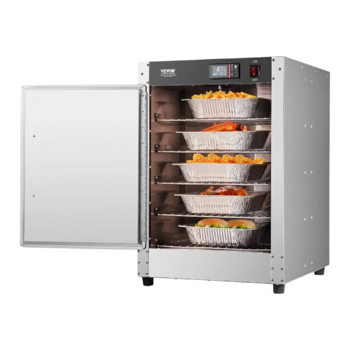 VEVOR Commercial 5 Tier Food Warmer Cabinet with Water Tray