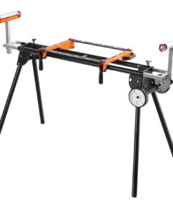 VEVOR Heavy-Duty Steel Collapsible Miter Saw Stand with 250 kg (550 lbs) Load Capacity