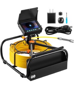 VEVOR 50m/164ft Sewer Inspection Camera with 4.3-inch LCD