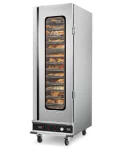VEVOR 16-Tier Commercial Food Warmer Cabinet with Water Tray - Adjustable Temperature (27-80°C / 80-177°F)
