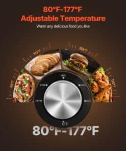 Adjustable Temperature 27°C-80°C (80℉-177℉)